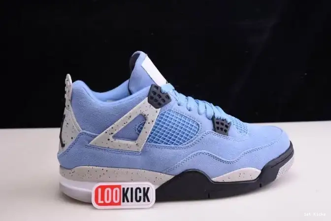 1st Kicks JORDAN 4 AIR CT8527-400 Blue University 0519